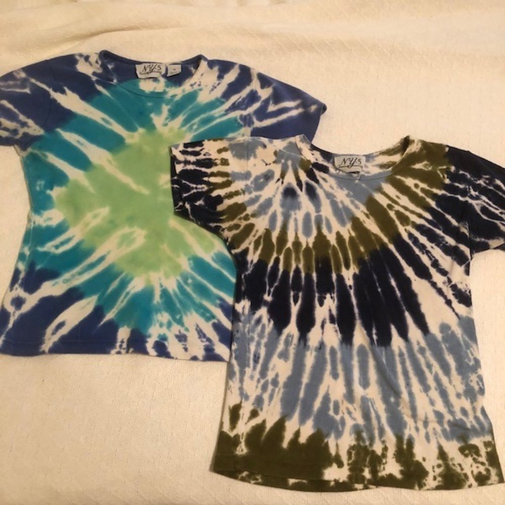 Set of 2 Tie Dye Tops